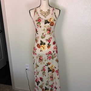 Floral Racer Back Maxi Dress by Ambiance Appeal